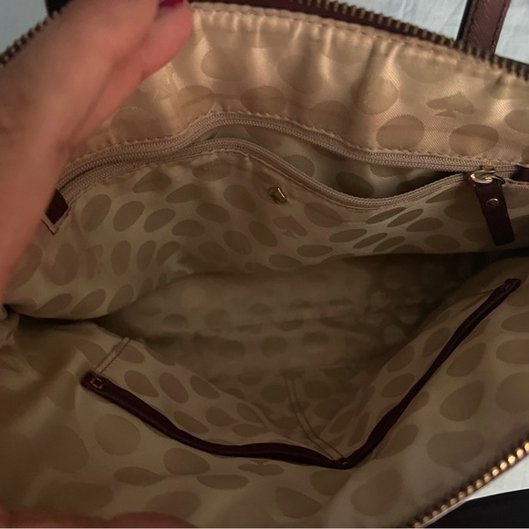Kate Spade Burgundy Satchel - Picture 6 of 7